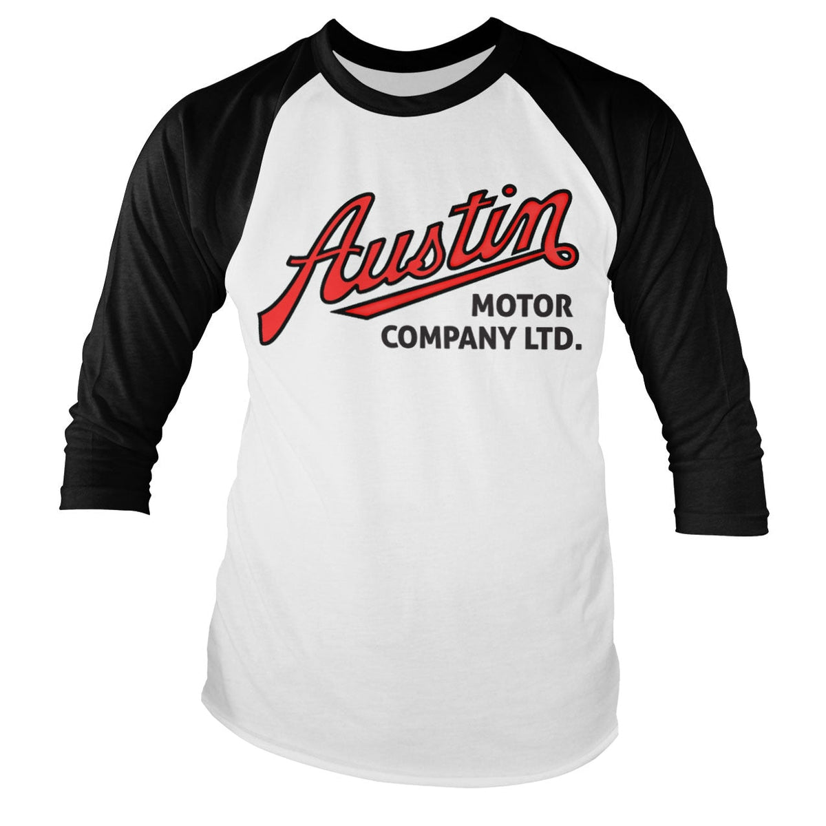 Austin Motor Company Baseball Long Sleeve Tee – T-shirt baseball manches longues
