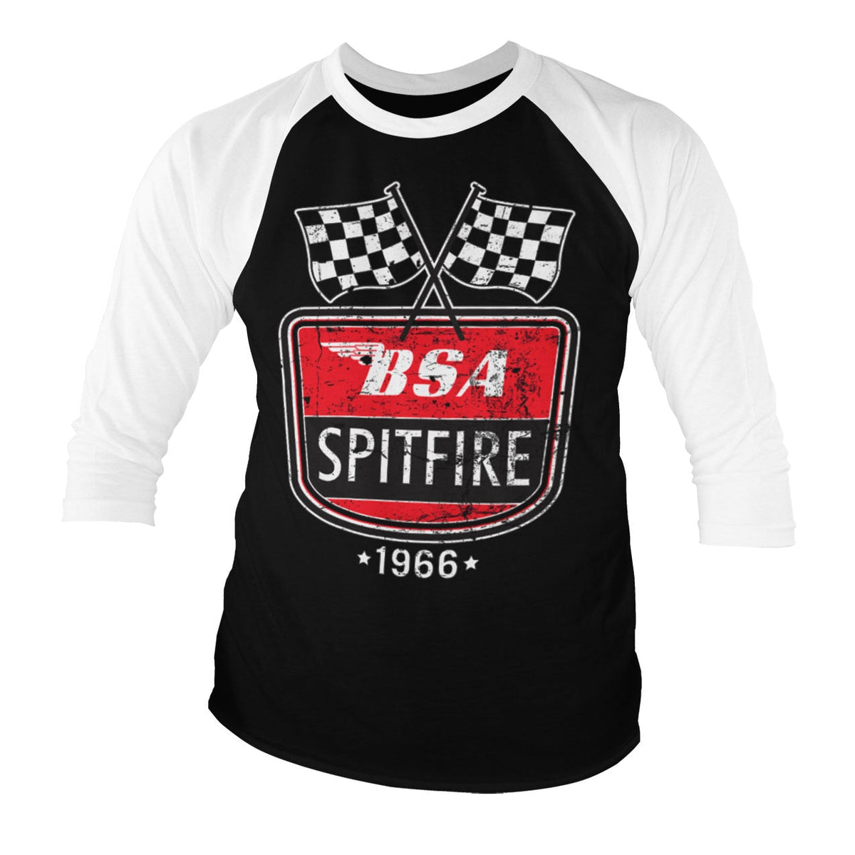 BSA Spitfire 1966 Baseball 3/4 Sleeve Tee – T-shirt baseball manches 3/4