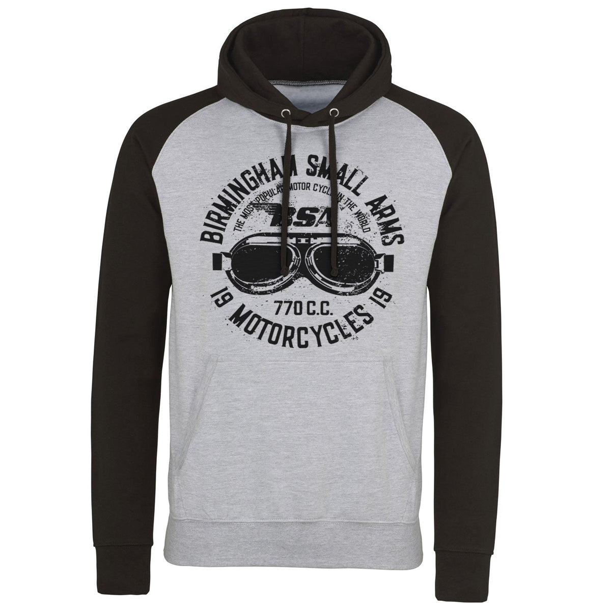 Birmingham Small Arms Goggles Baseball Hoodie – Sweat à capuche baseball
