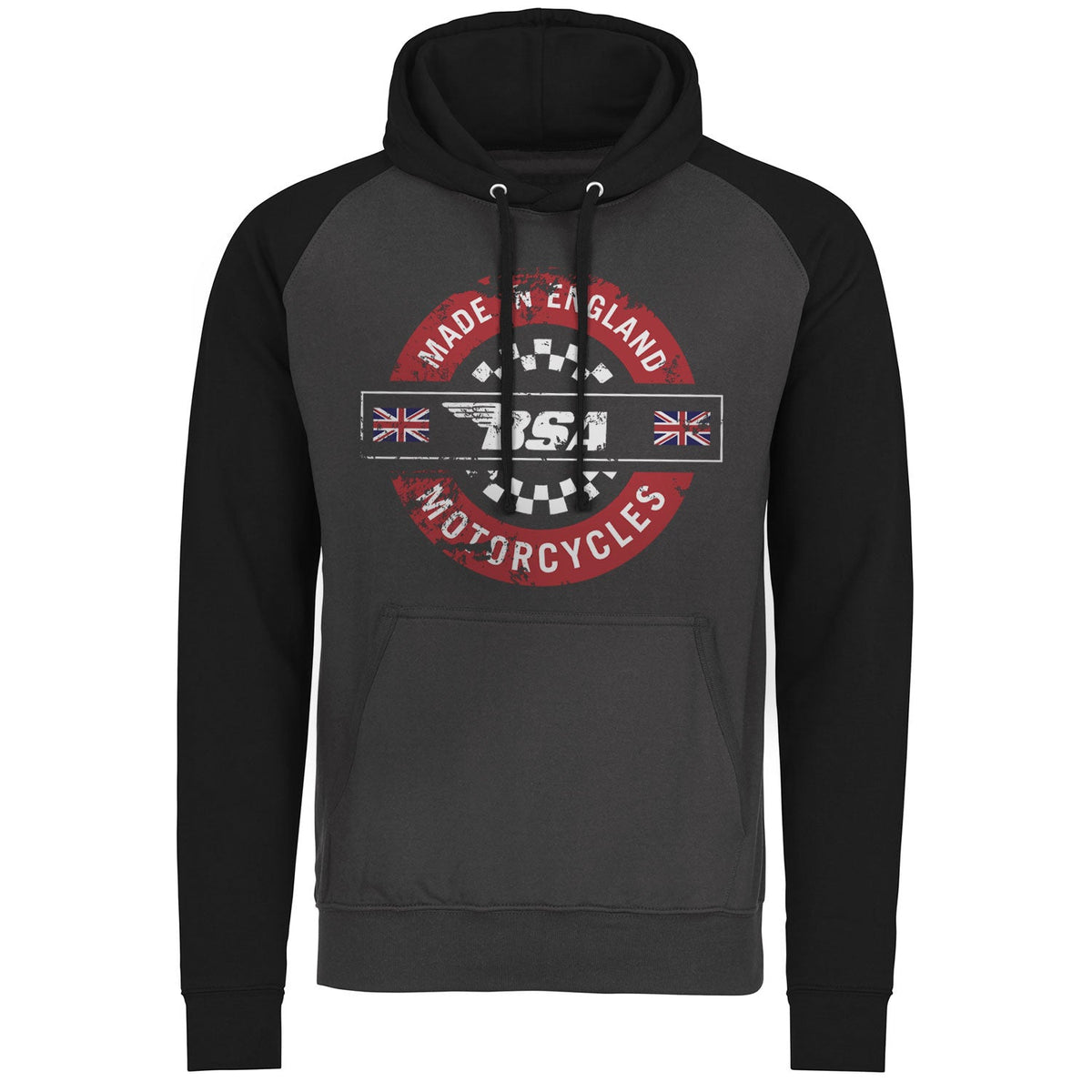 B.S.A. - Made In England Baseball Hoodie – Sweat à capuche baseball