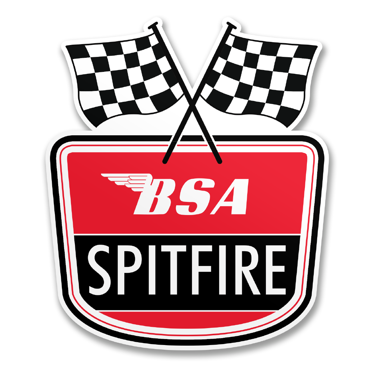 BSA Spitfire Logo Sticker – Sticker