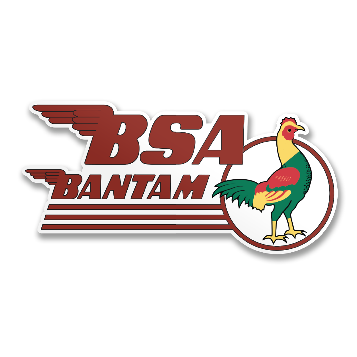 BSA Bantam Logo Sticker – Sticker