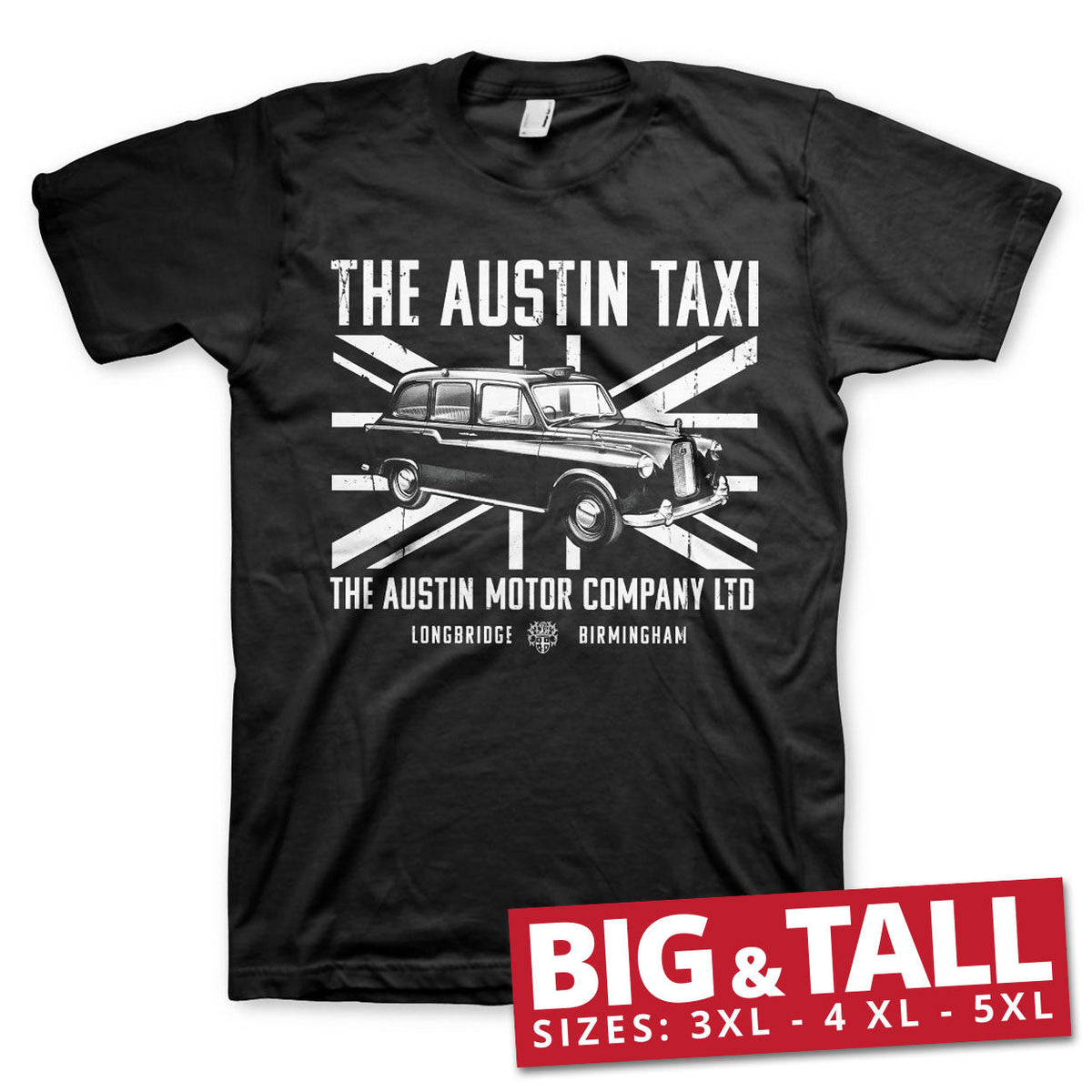 The Austin Taxi Big & Tall T-Shirt – T-shirt grande taille