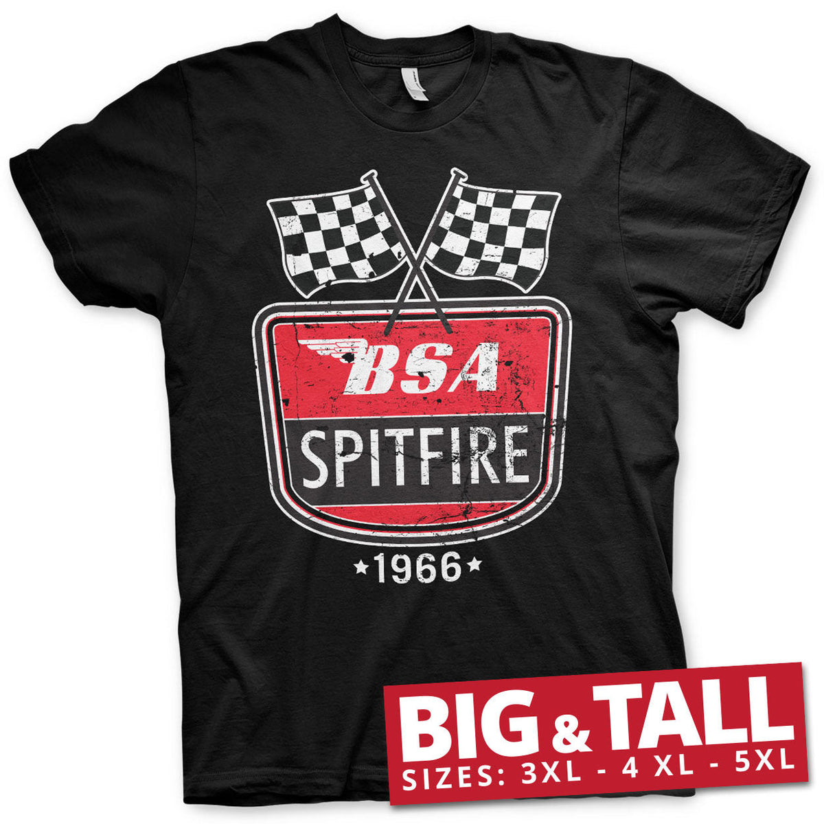 BSA Spitfire 1966 Big & Tall T-Shirt – T-shirt grande taille