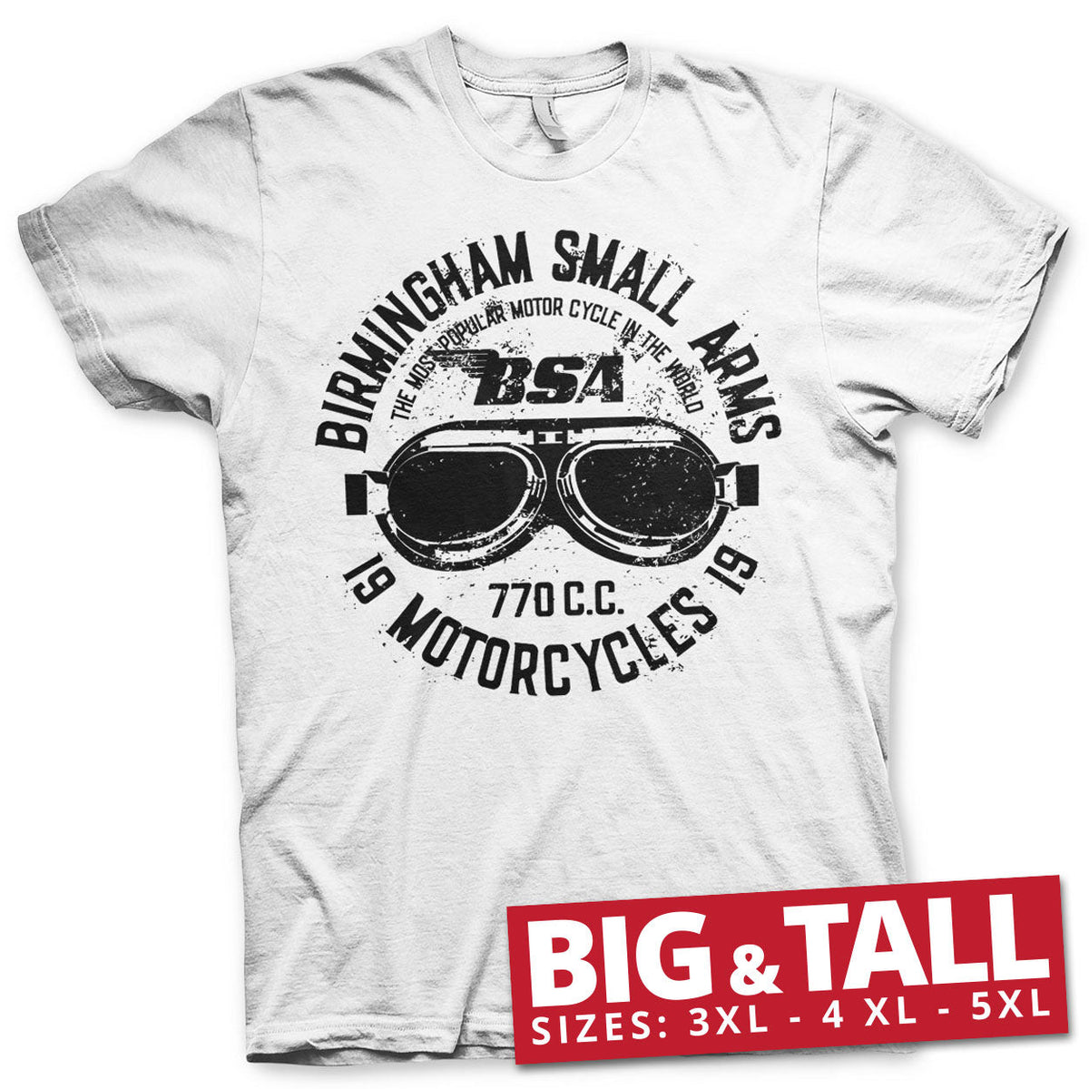 Birmingham Small Arms Goggles Big & Tall T-Shirt – T-shirt grande taille