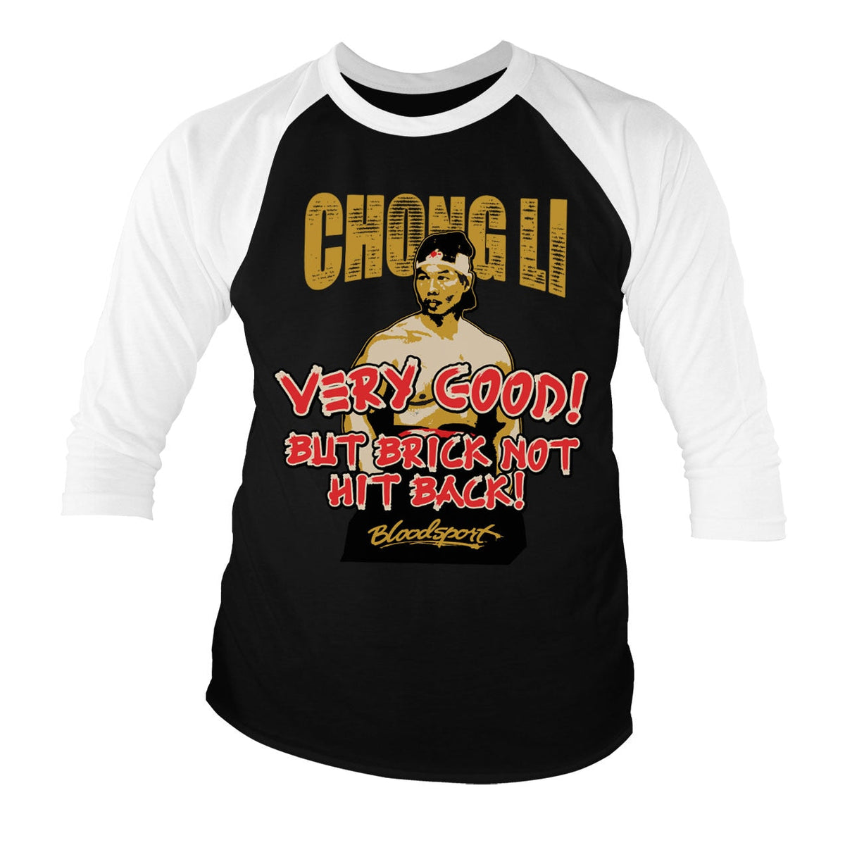 Bloodsport - Chong Li Baseball 3/4 Sleeve Tee – T-shirt baseball manches 3/4