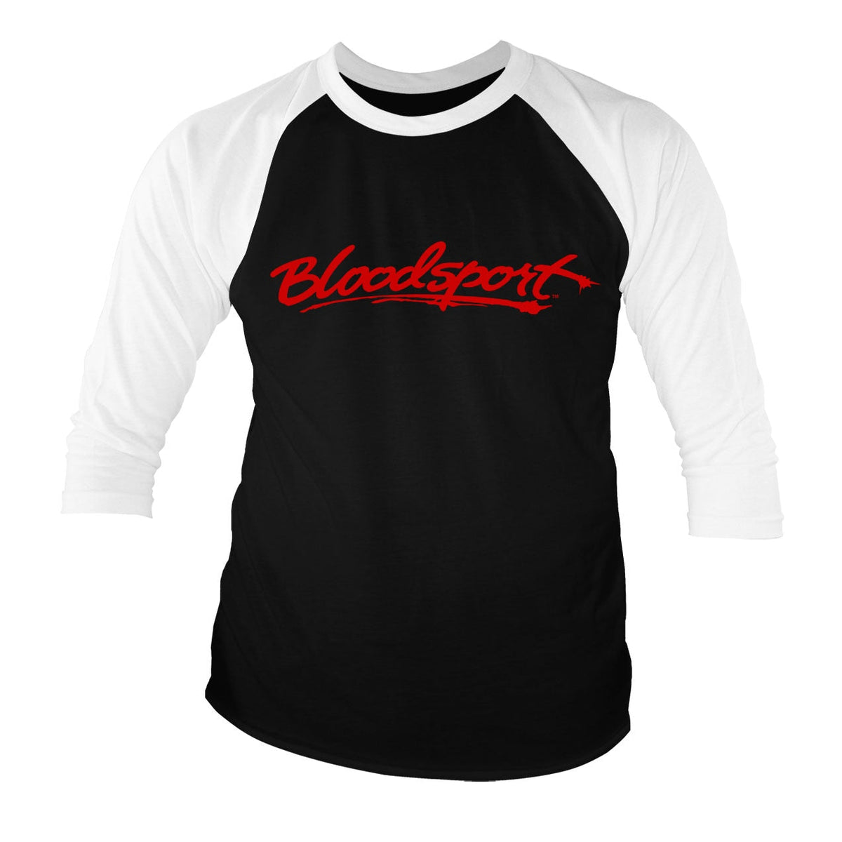 Bloodsport Logo Baseball 3/4 Sleeve Tee – T-shirt baseball manches 3/4