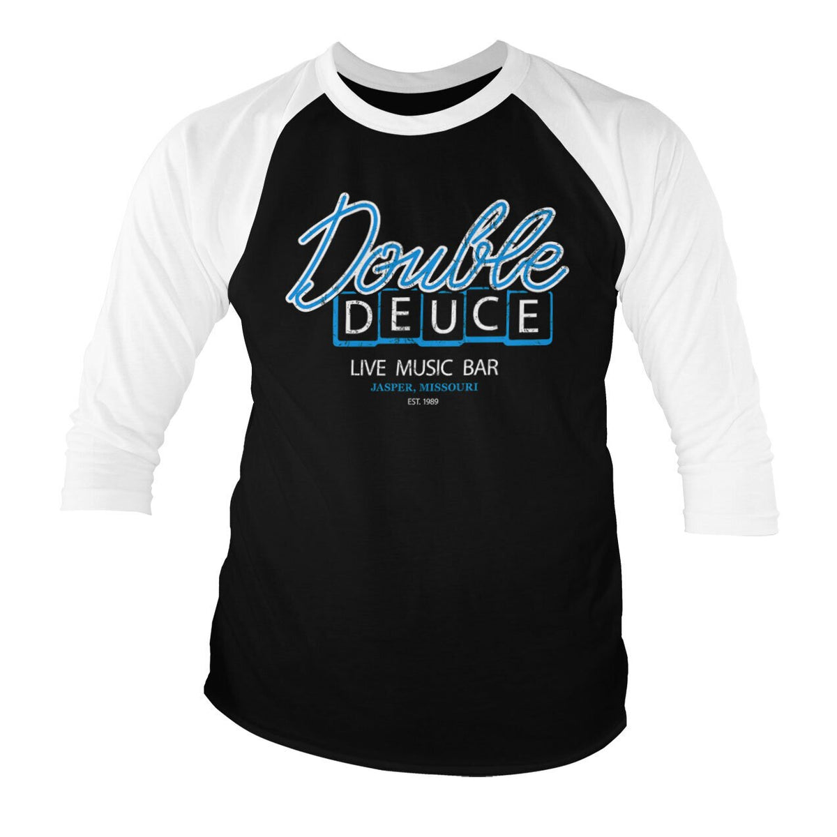 Double Deuce Live Bar Baseball 3/4 Sleeve Tee – T-shirt baseball manches 3/4