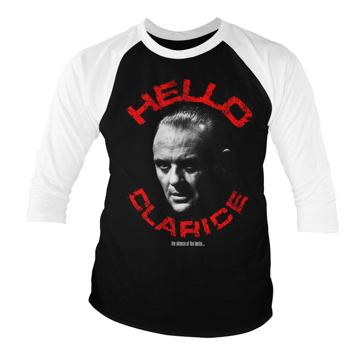 Silence Of The Lambs (Le Silence des agneaux) - Hello Clarice Baseball 3/4 Sleeve Tee – T-shirt baseball manches 3/4