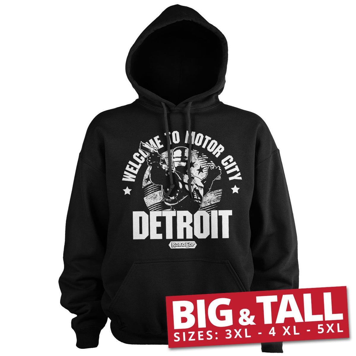 Robocop - Welcome To Motor City Big & Tall Hoodie – Sweat à capuche grande taille