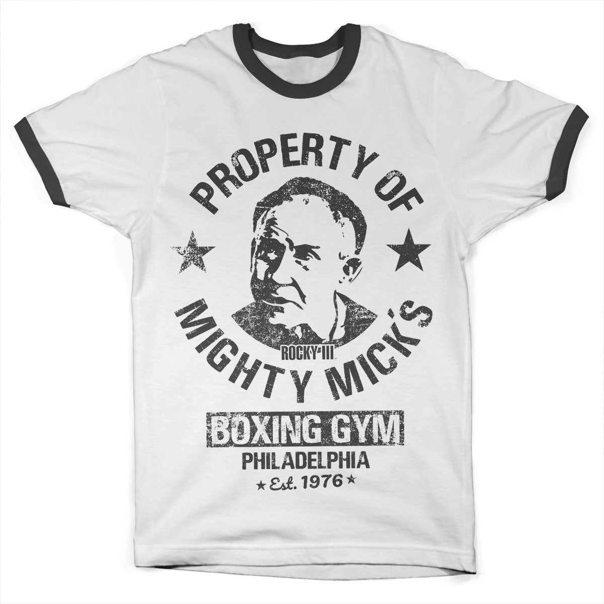 Rocky - Mighty Mick's Gym Ringer Tee – T-shirt ringer