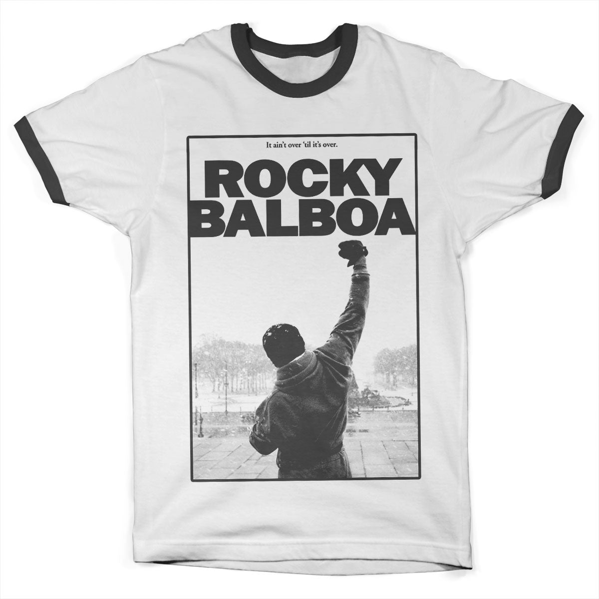 Rocky Balboa - It Ain't Over Ringer Tee – T-shirt ringer