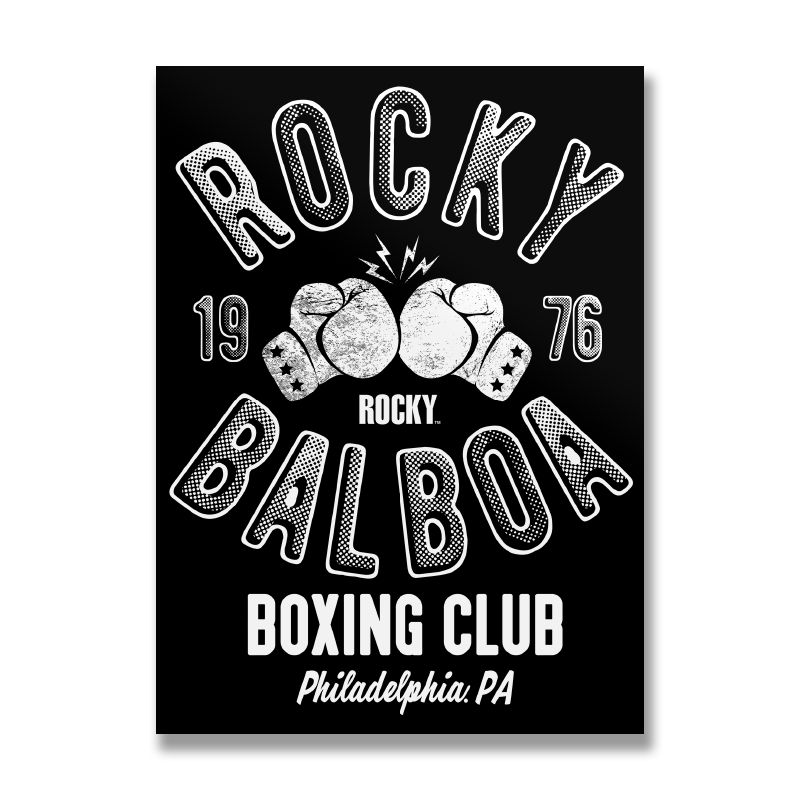 Rocky Balboa Boxing Club Sticker – Sticker
