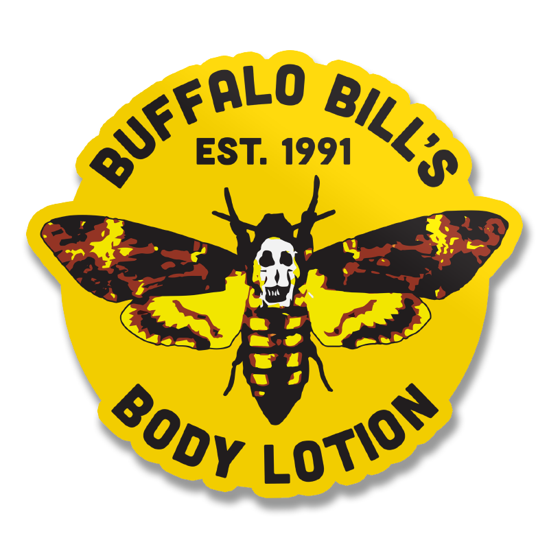 Le Silence des agneaux - Buffalo Bill's Body Lotion Sticker – Sticker