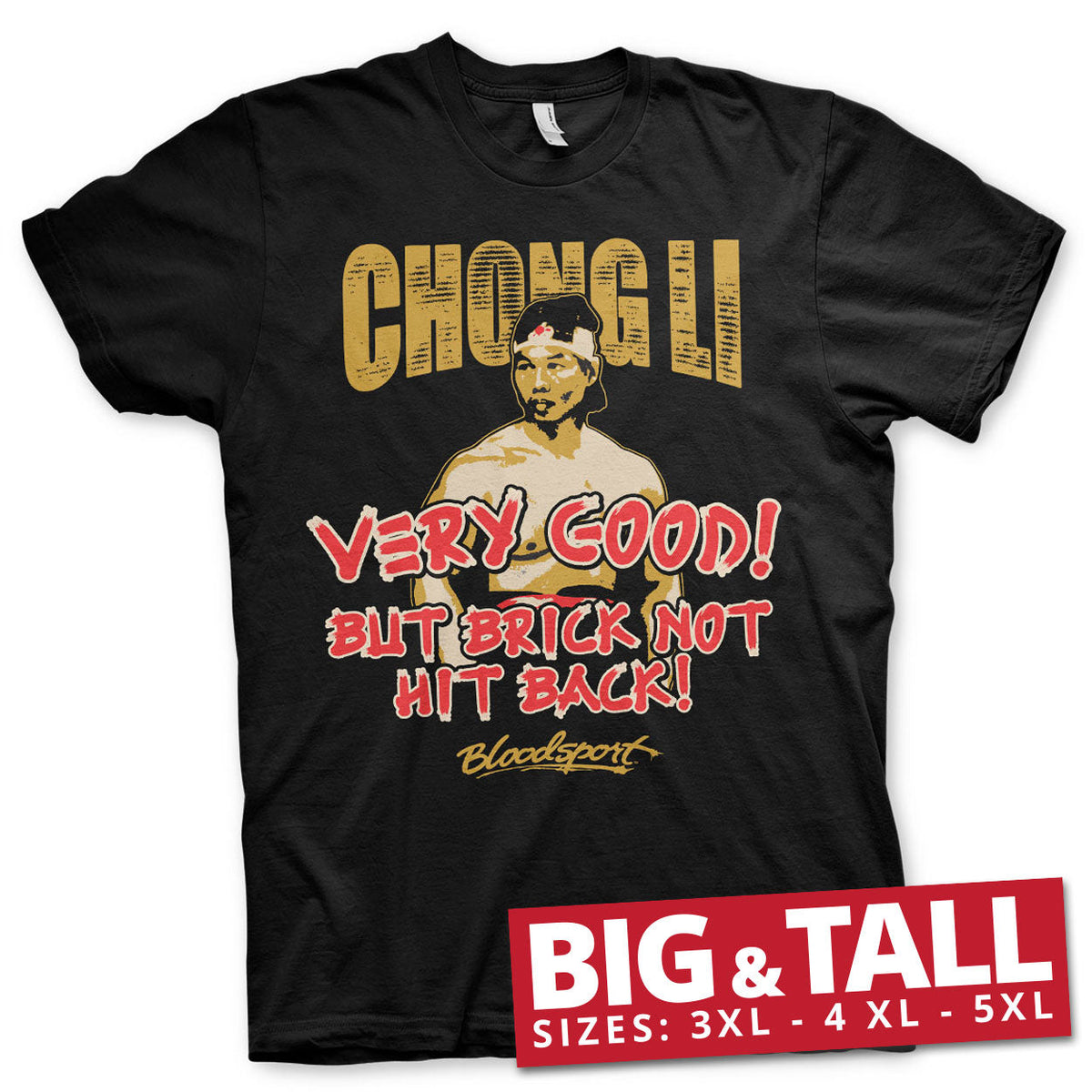 Bloodsport - Chong Li Big & Tall T-Shirt – T-shirt grande taille