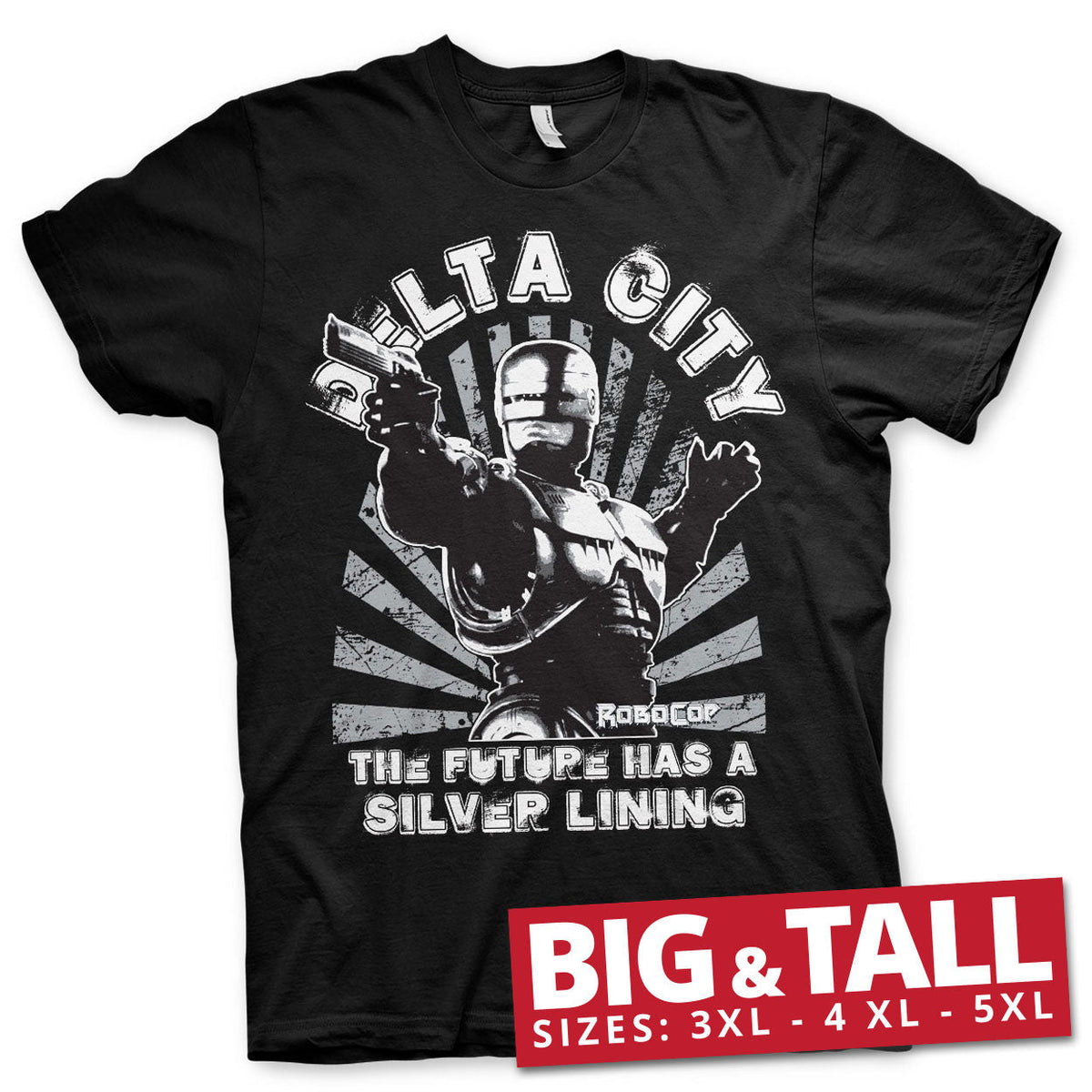 Robocop - Delta City Big & Tall T-Shirt – T-shirt grande taille