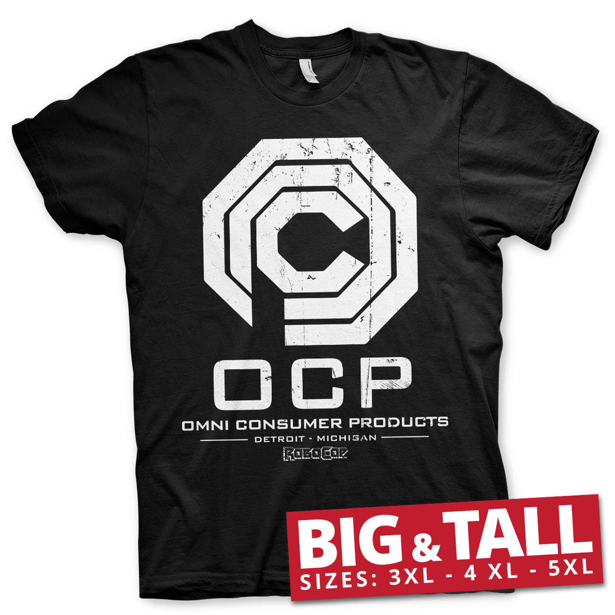 Robocop - Omni Consumer Products Big & Tall T-Shirt – T-shirt grande taille