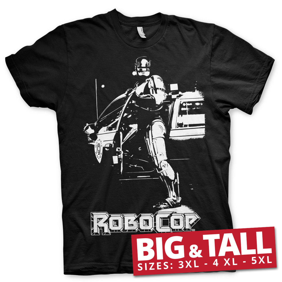 Robocop Poster Big & Tall T-Shirt – T-shirt grande taille