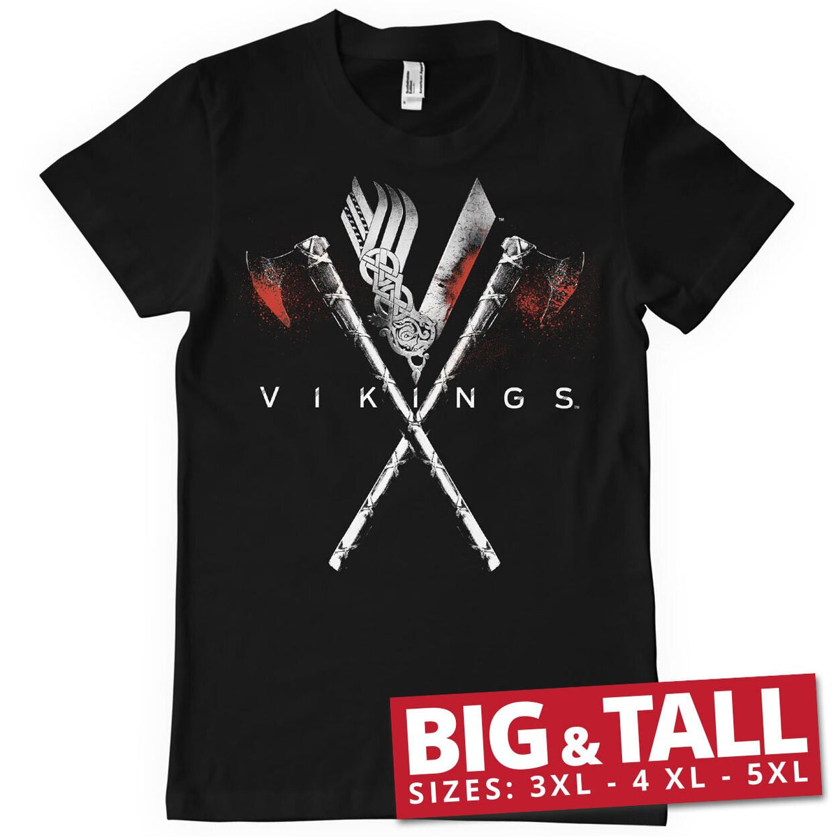 Vikings Axes Big & Tall T-Shirt – T-shirt grande taille