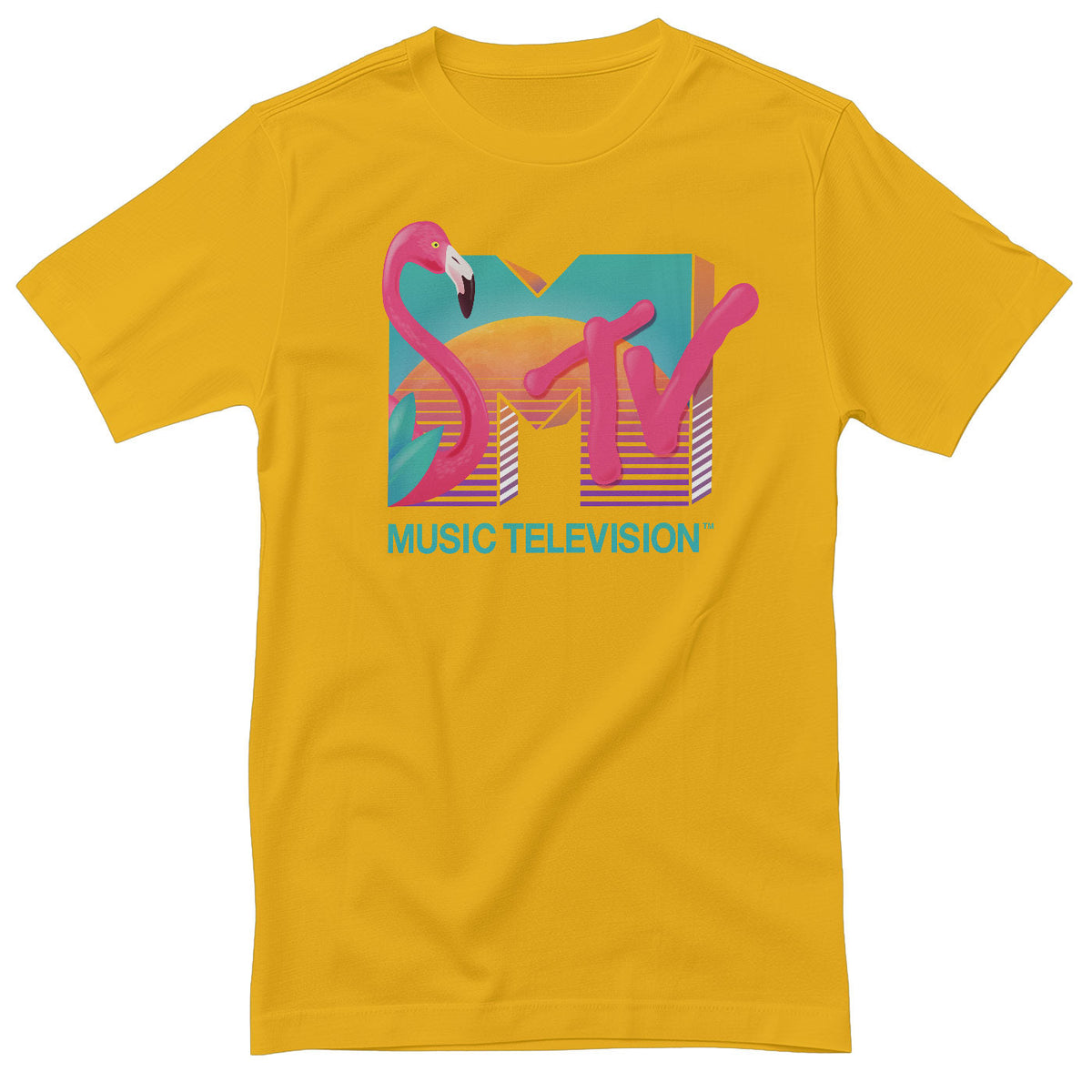 MTV - Tropical Flamingo T-Shirt – T-shirt