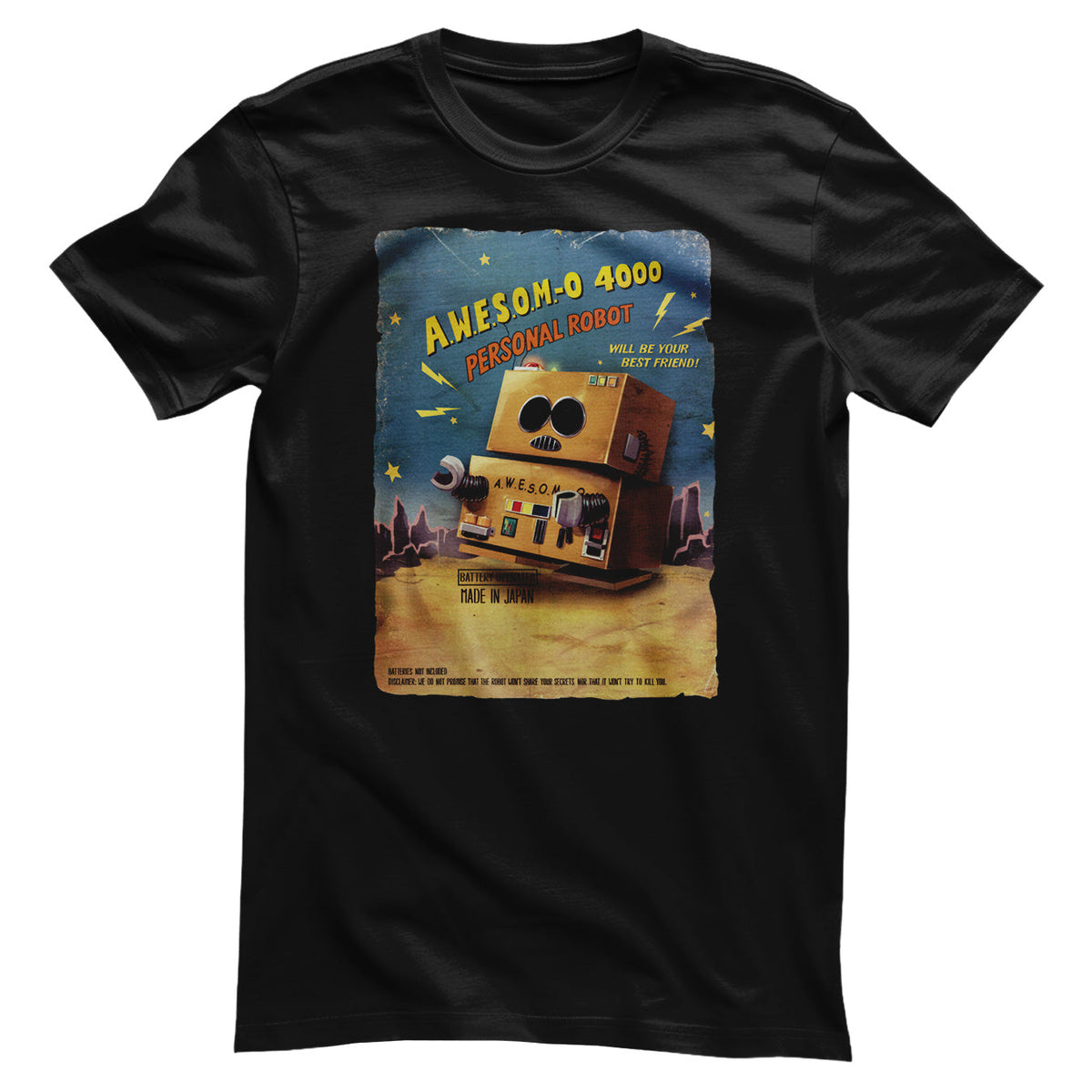 A.W.E.S.O.M.-0 4000 Personal Robot T-Shirt – T-shirt