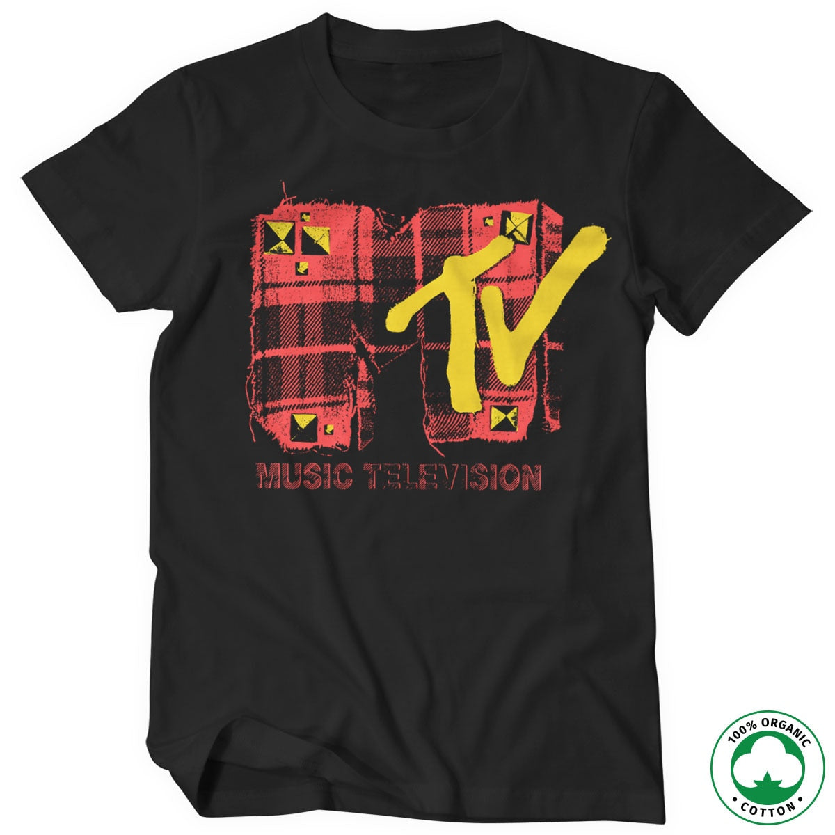 Plaid MTV Organic T-Shirt – T-shirt bio