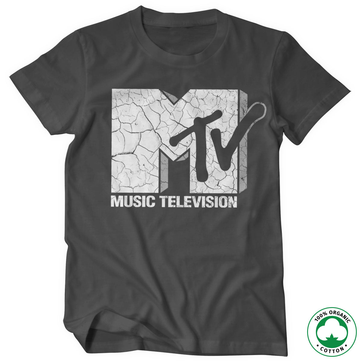MTV Cracked Logo Organic T-Shirt – T-shirt bio