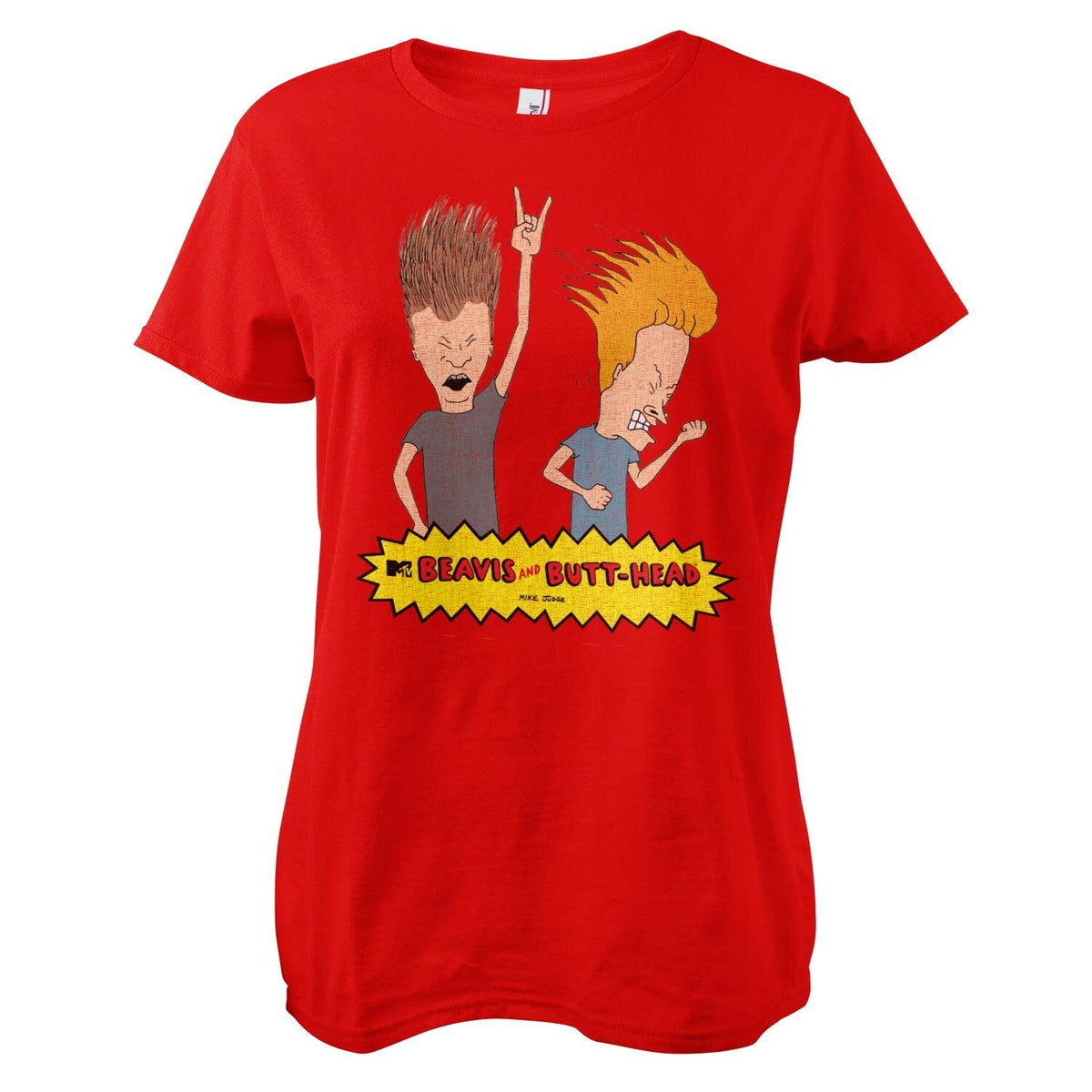 Beavis and Butt-Head Headbanging Girly Tee – T-shirt femme