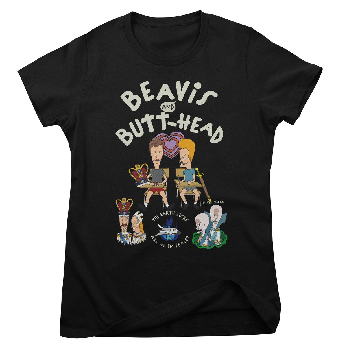 Beavis And Butt-Head - The Earth Sucks Girly Tee – T-shirt femme