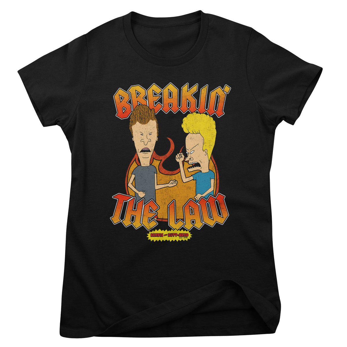 Beavis And Butt-Head - Breakin' The Law Girly Tee – T-shirt femme