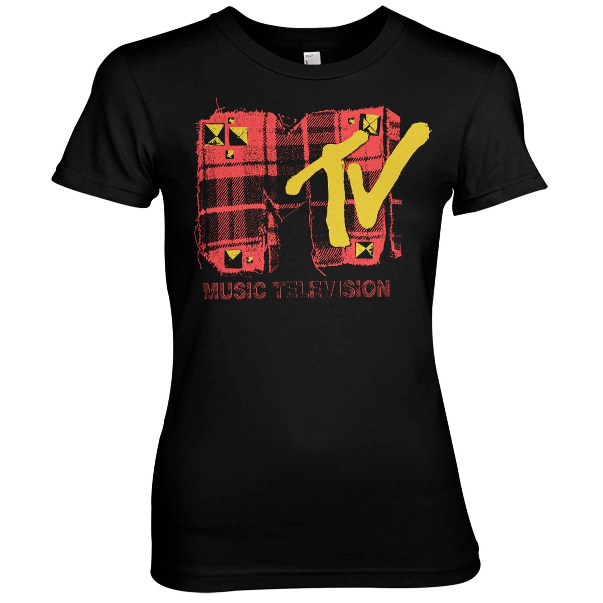 Plaid MTV Girly Tee – T-shirt femme