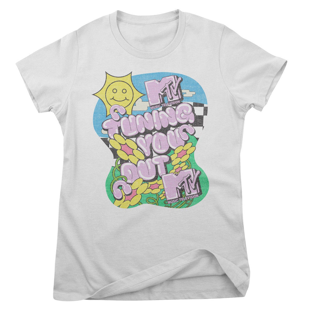 MTV - Tuning You Out Girly Tee – T-shirt femme
