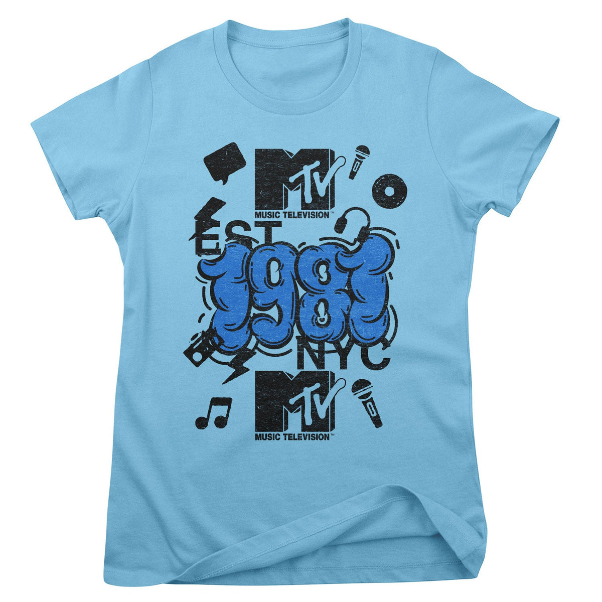MTV - NYC 1981 Girly Tee – T-shirt femme