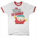 South Park - I'm White Trash In Trouble Ringer Tee – T-shirt ringer