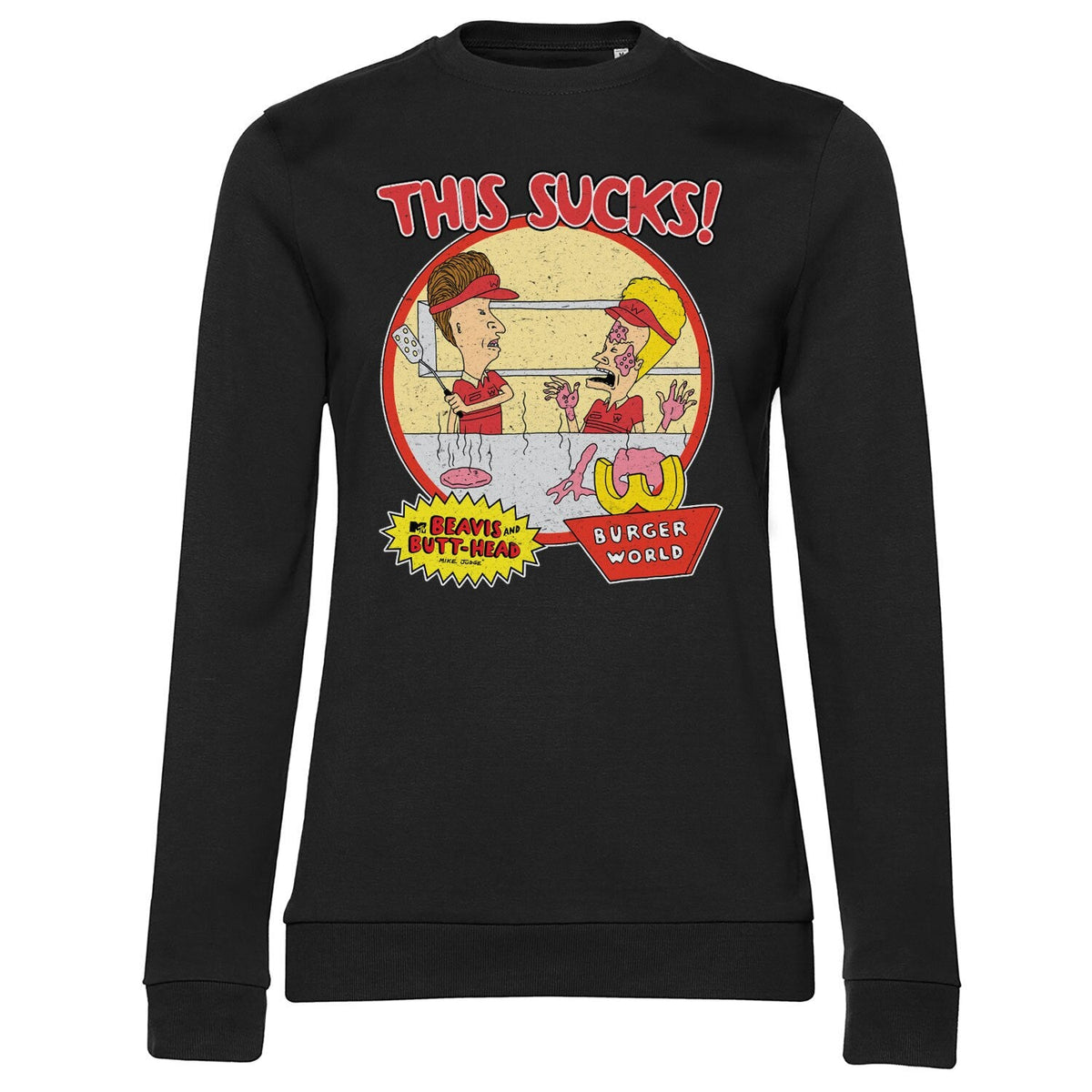Beavis and Butt-Head - This Sucks Girly Sweatshirt – Sweat femme