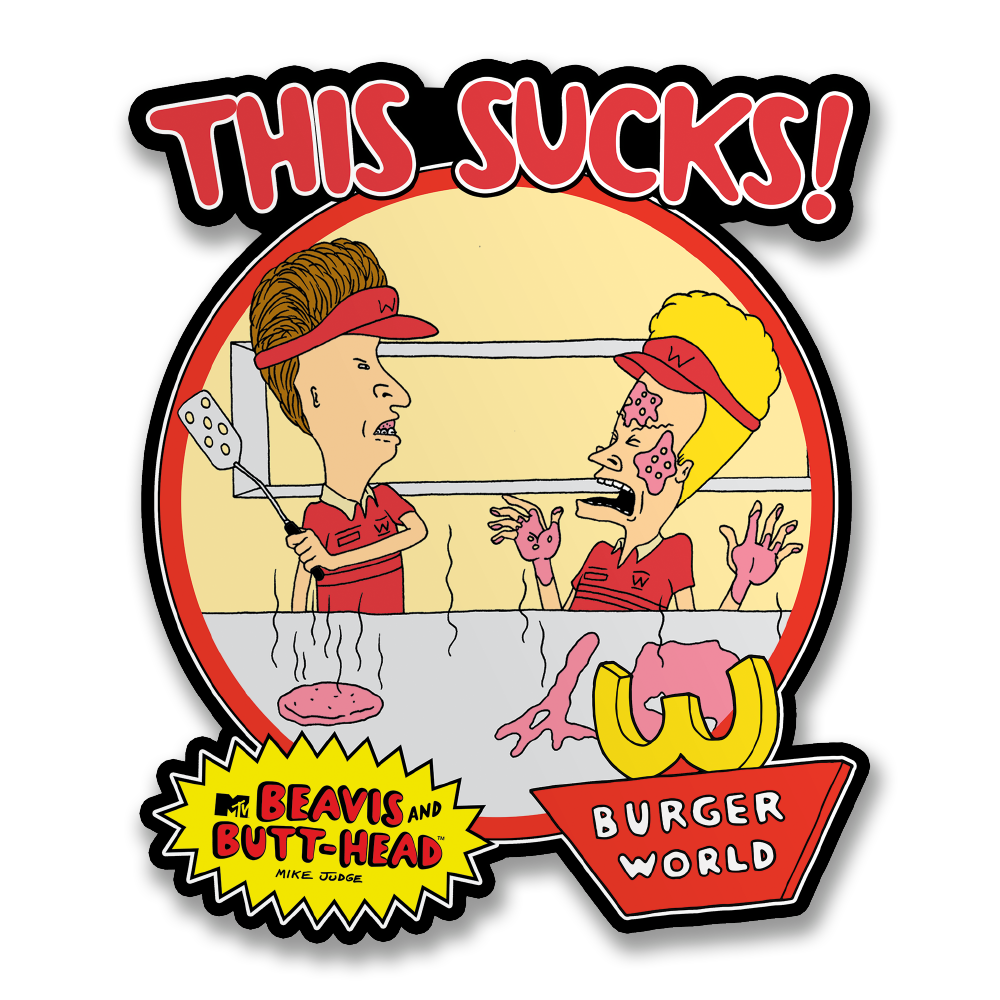 Beavis and Butt-Head - This Sucks Sticker – Sticker