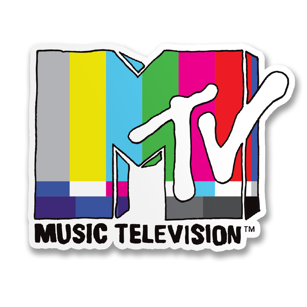 MTV Test Image Logo Sticker – Sticker