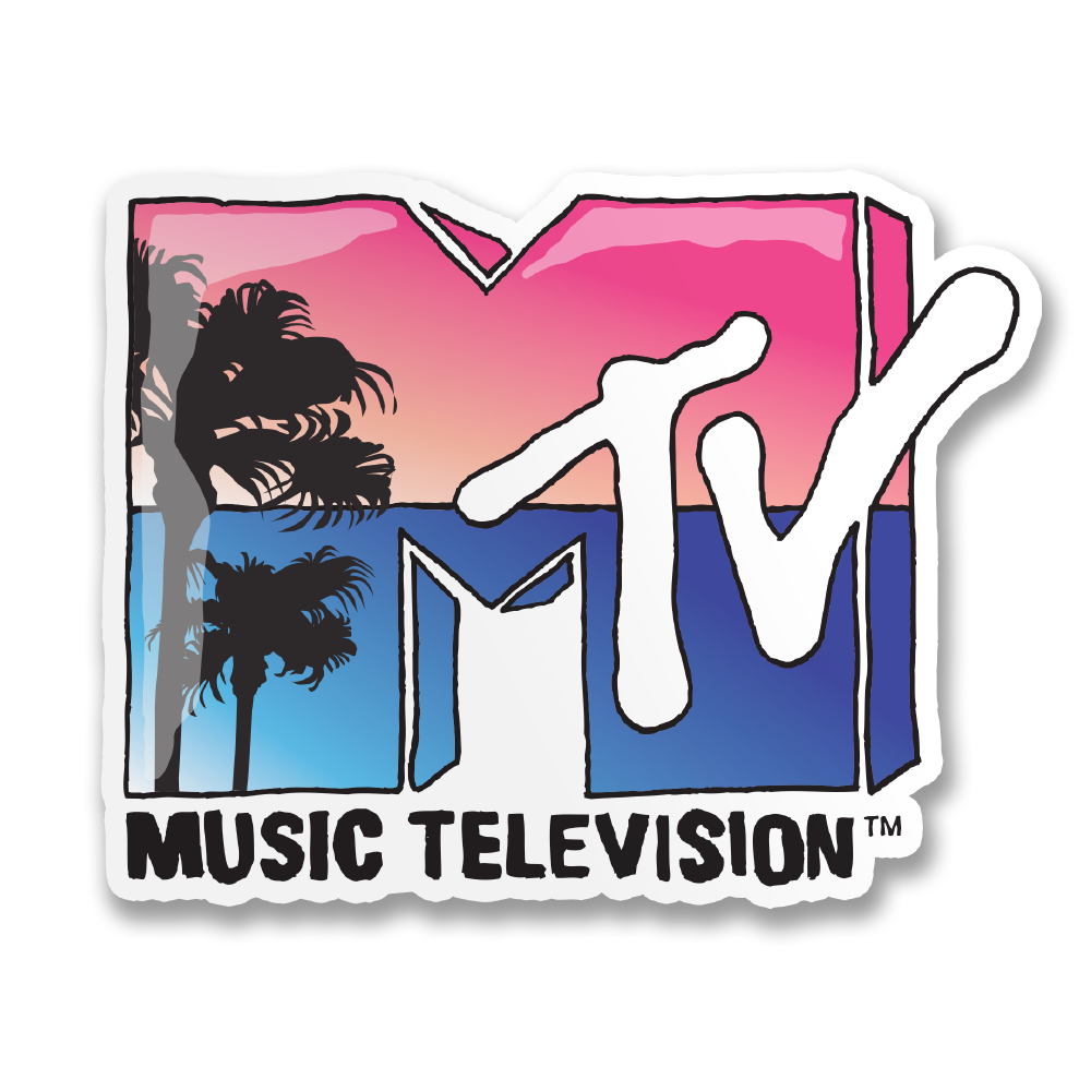 MTV Tropical Logo Sticker – Sticker