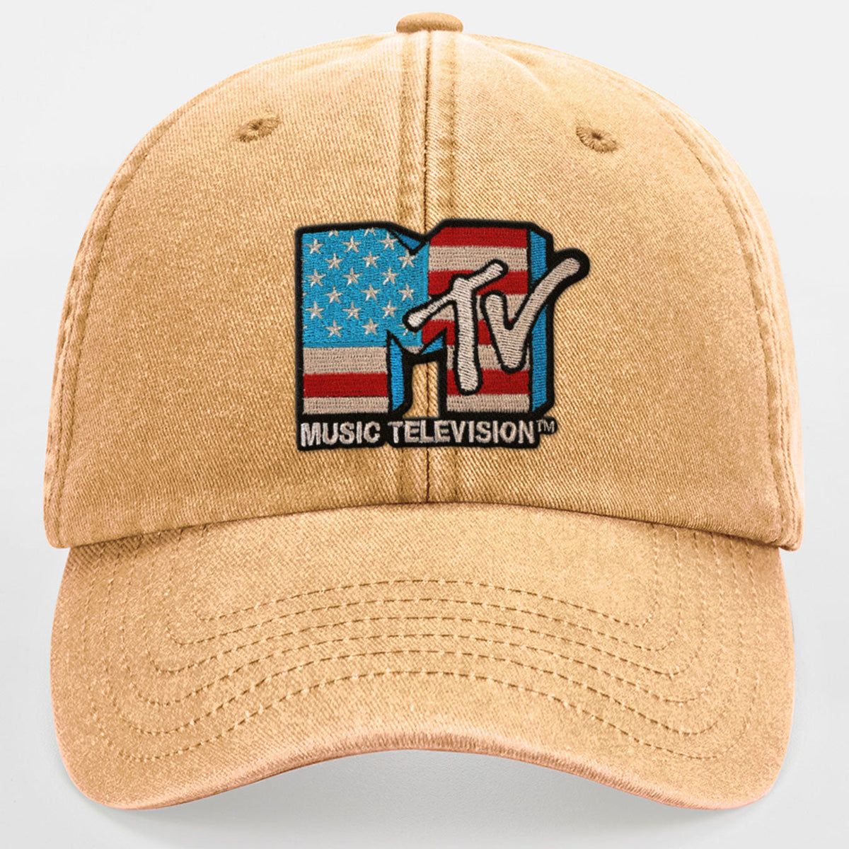 MTV American Flag Vintage Low Profile Cap – Casquette vintage profil bas
