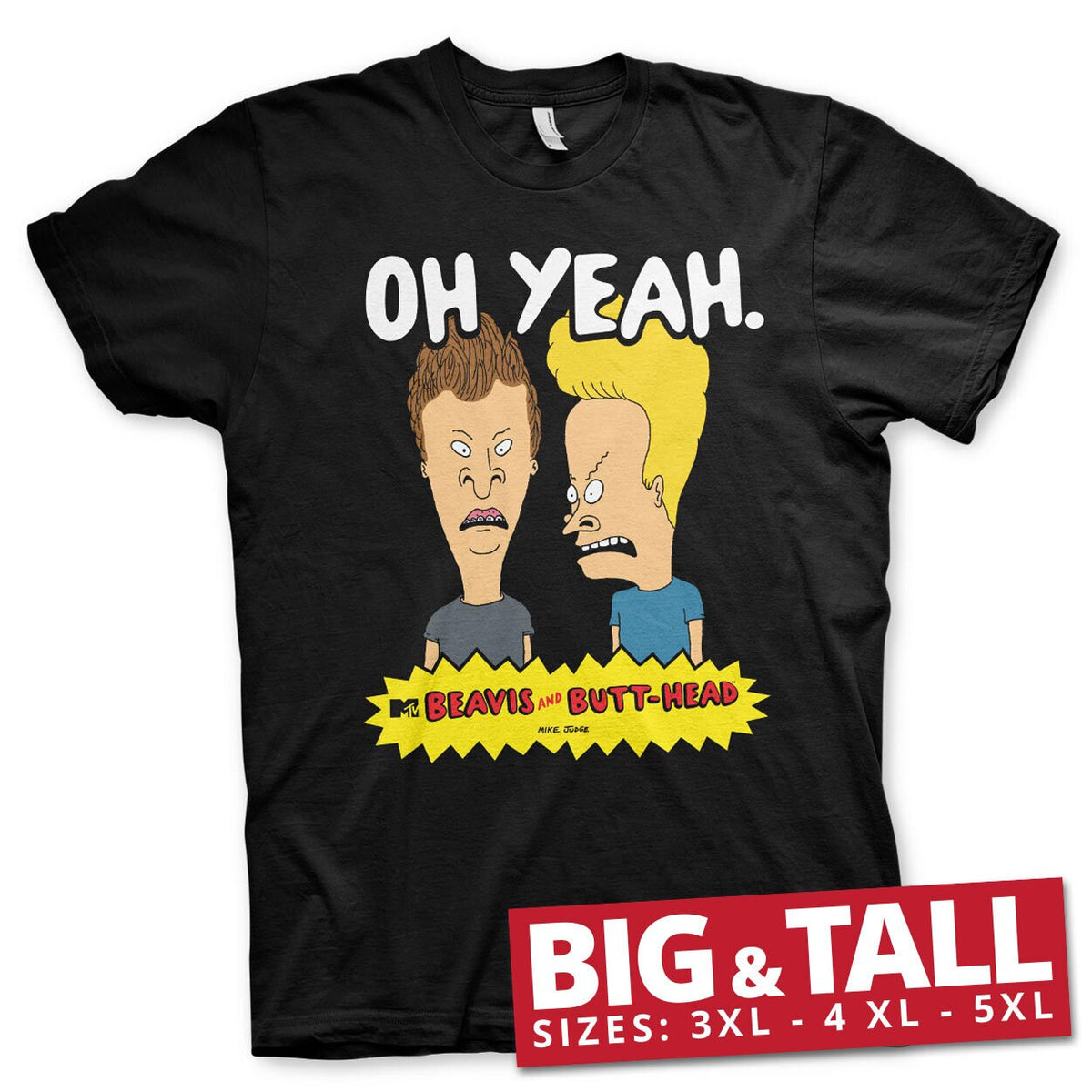 Beavis and Butt-Head Oh Yeah Big & Tall T-Shirt – T-shirt grande taille