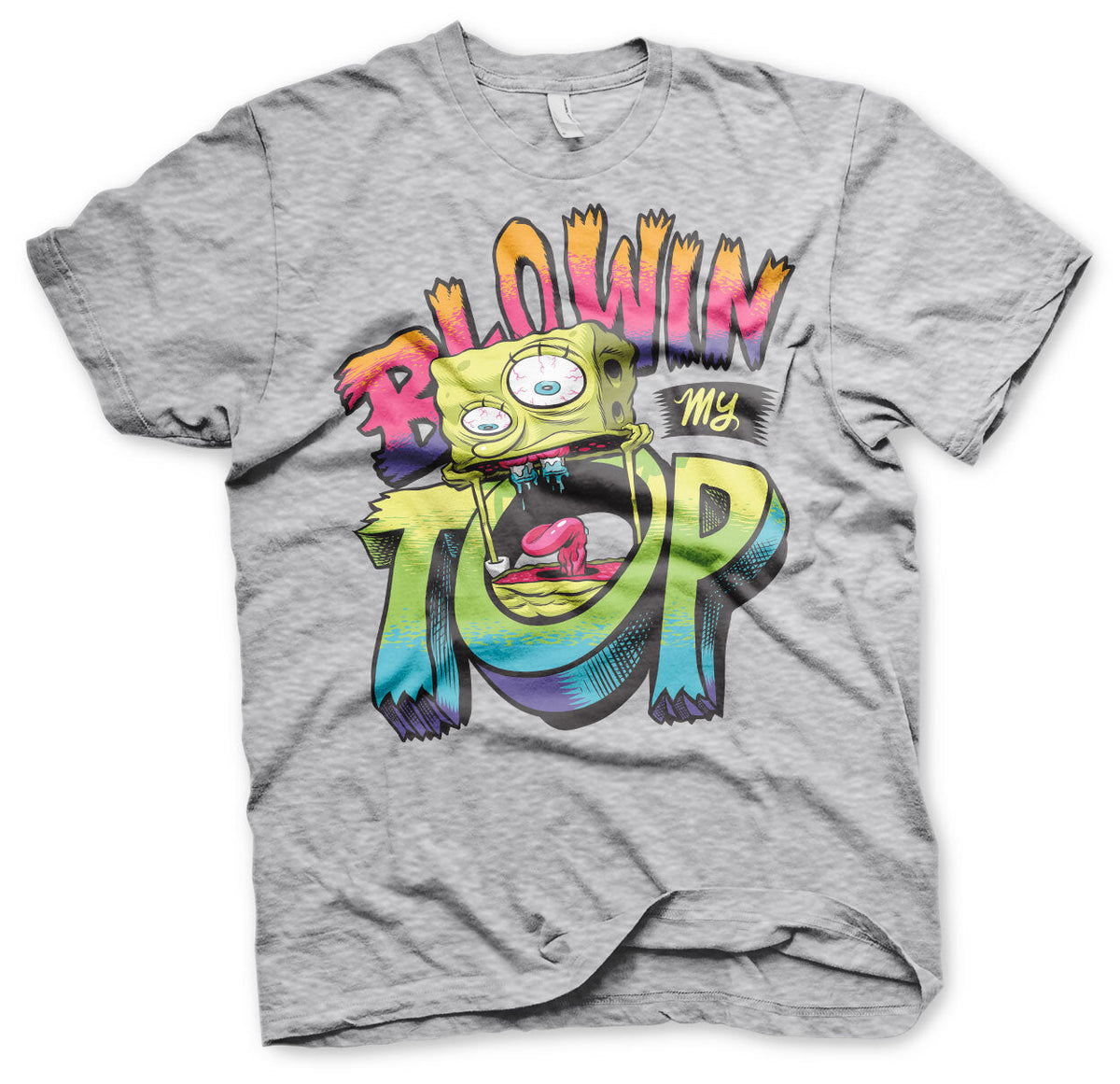 Bob l'éponge - SpongeBob Blowin My Top T-Shirt – T-shirt