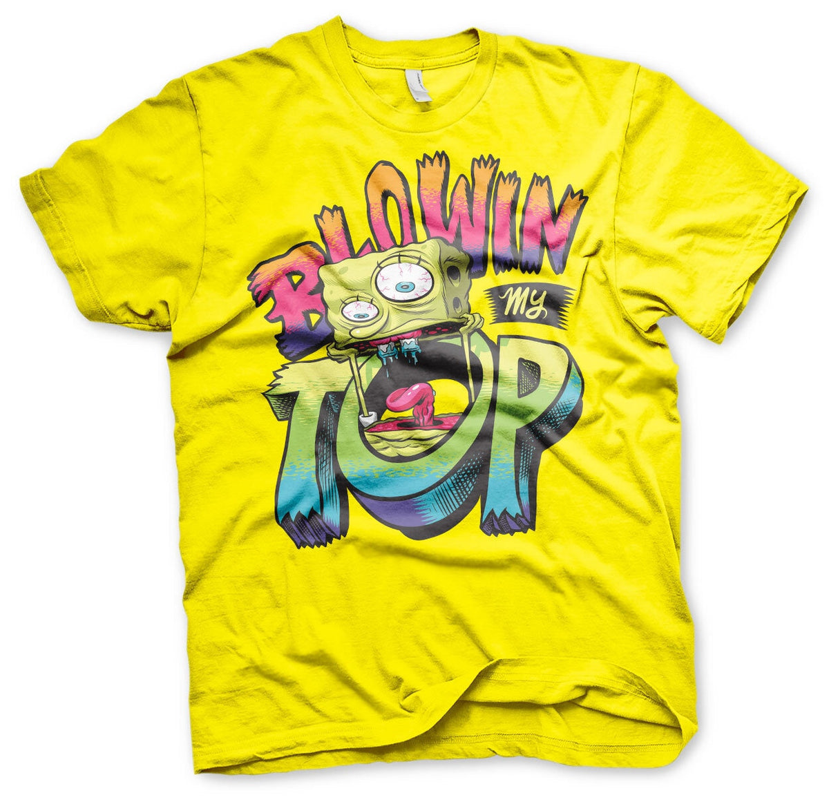 Bob l'éponge - SpongeBob Blowin My Top T-Shirt – T-shirt