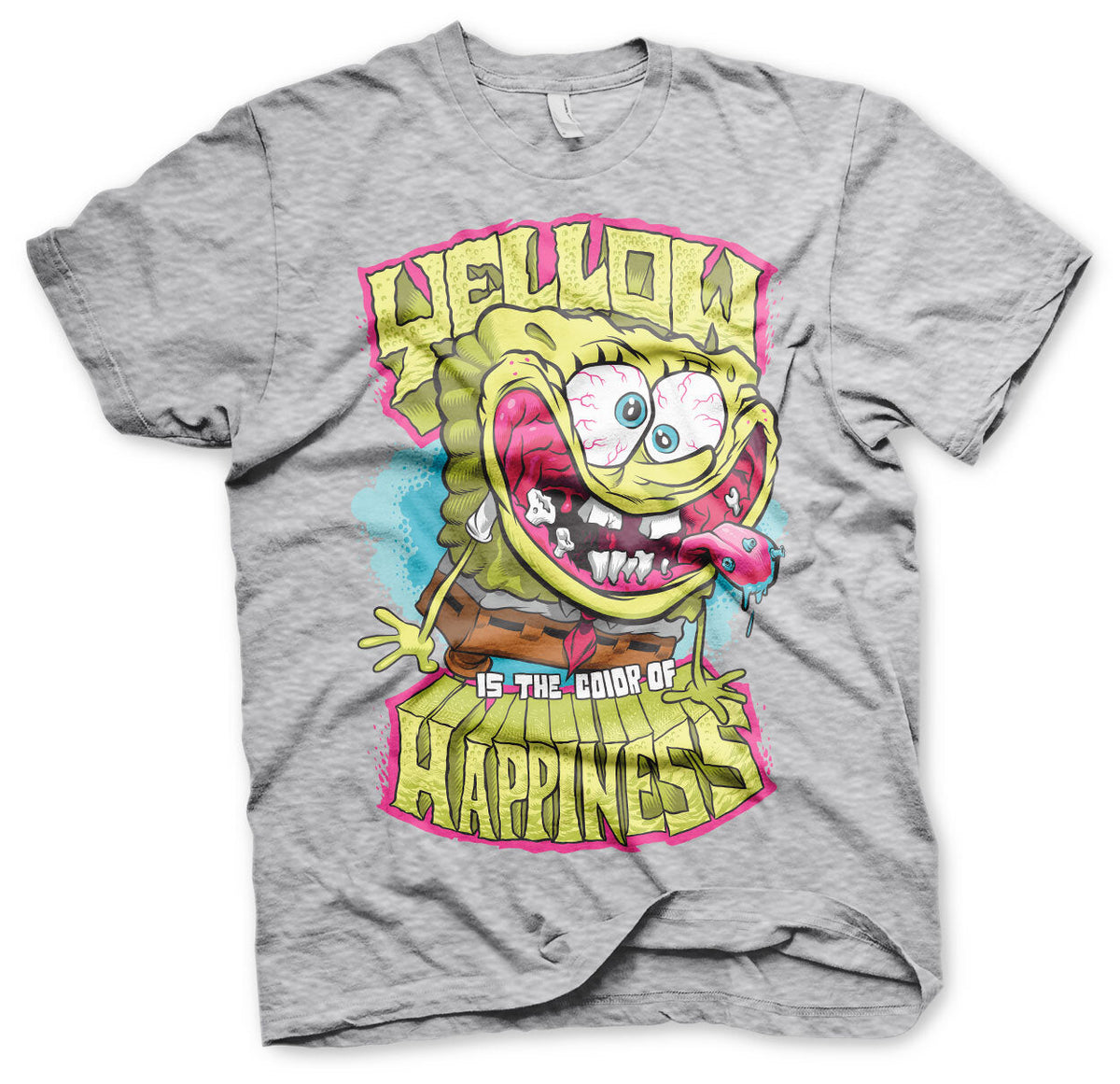 Bob l'éponge - Yellow Is The Color Of Happiness T-Shirt – T-shirt