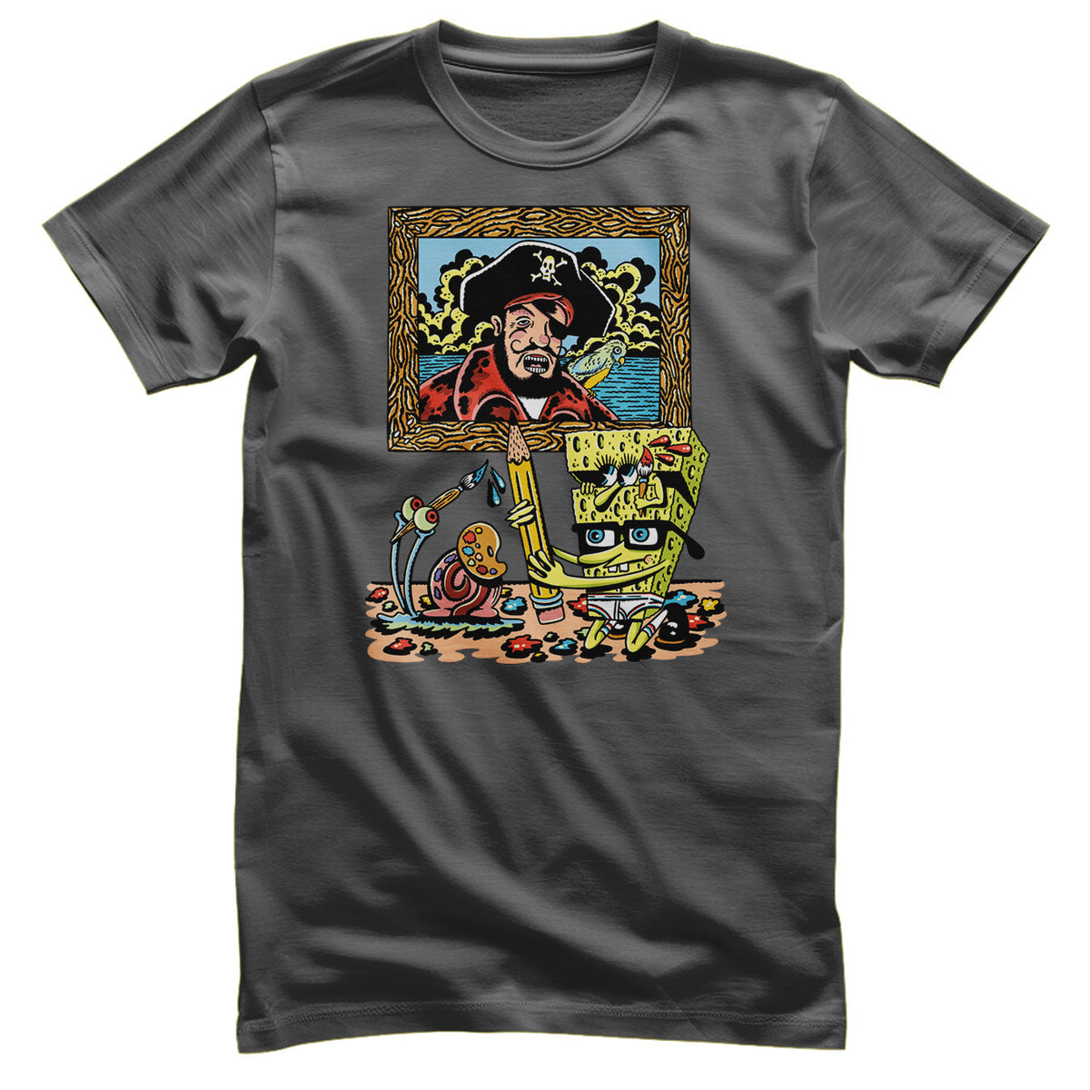 Bob l'éponge - Patchy The Pirate T-Shirt – T-shirt