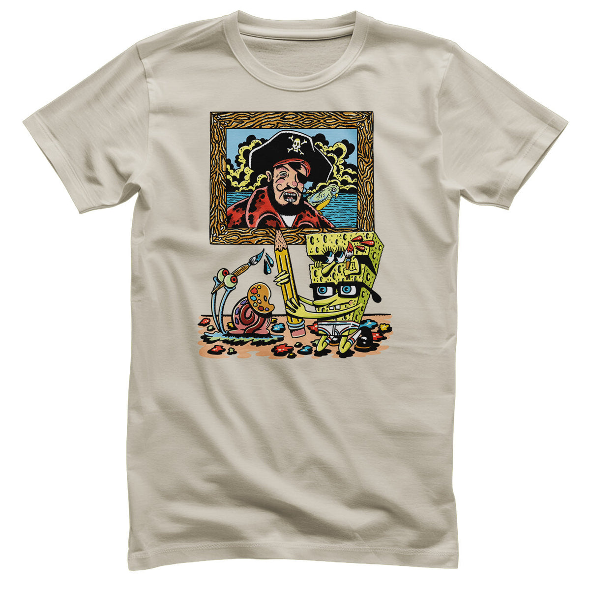 Bob l'éponge - Patchy The Pirate T-Shirt – T-shirt