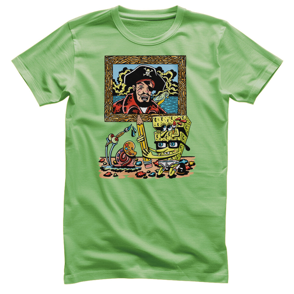 Bob l'éponge - Patchy The Pirate T-Shirt – T-shirt