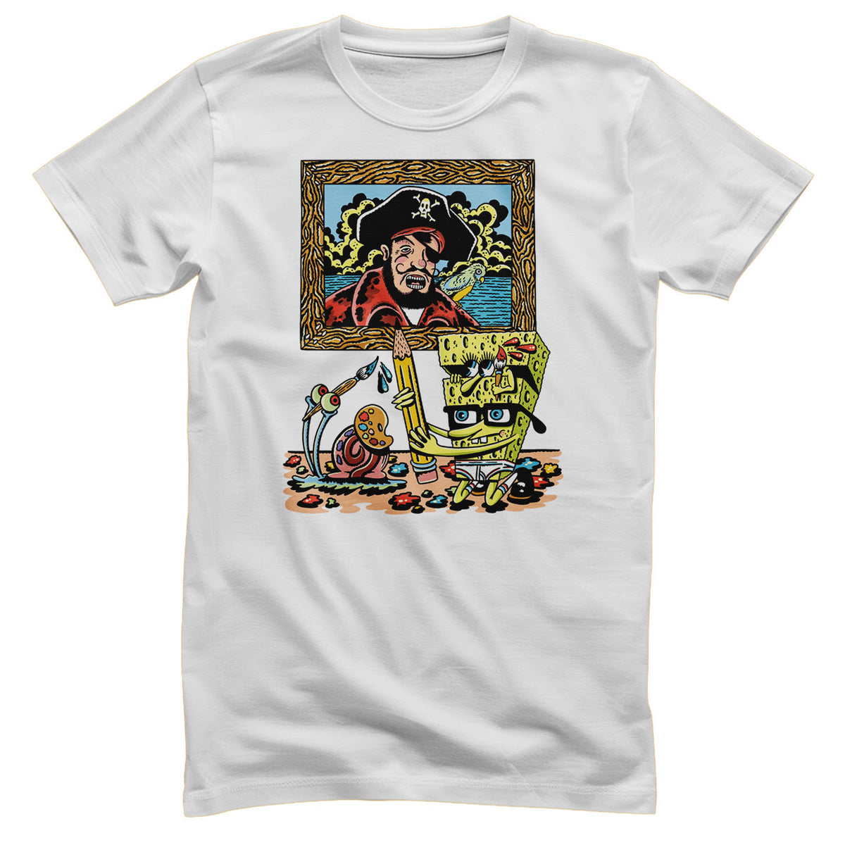 Bob l'éponge - Patchy The Pirate T-Shirt – T-shirt
