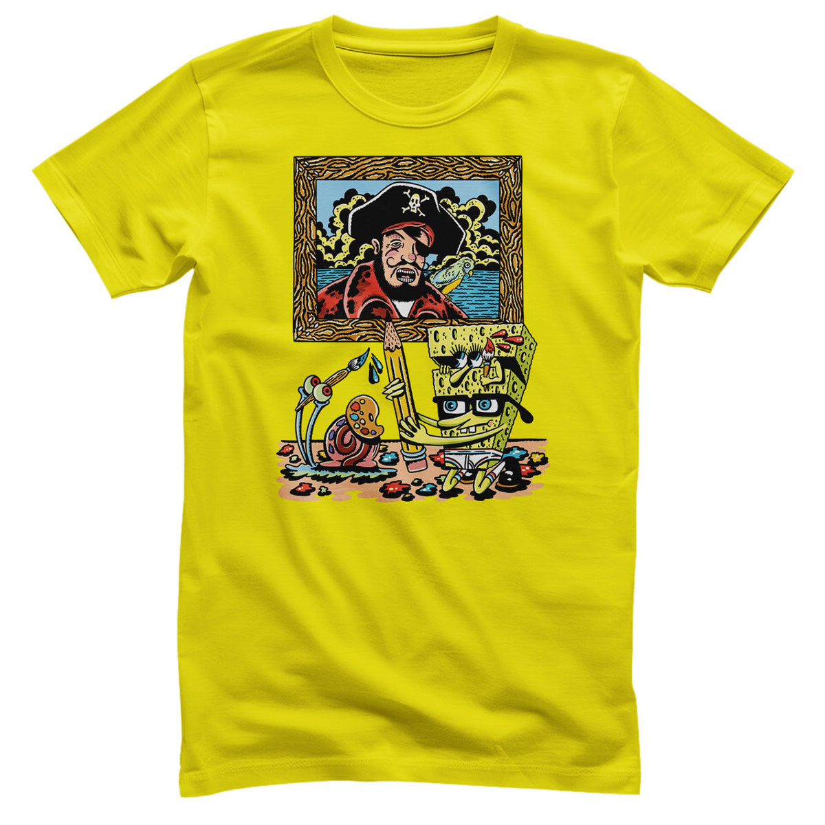 Bob l'éponge - Patchy The Pirate T-Shirt – T-shirt