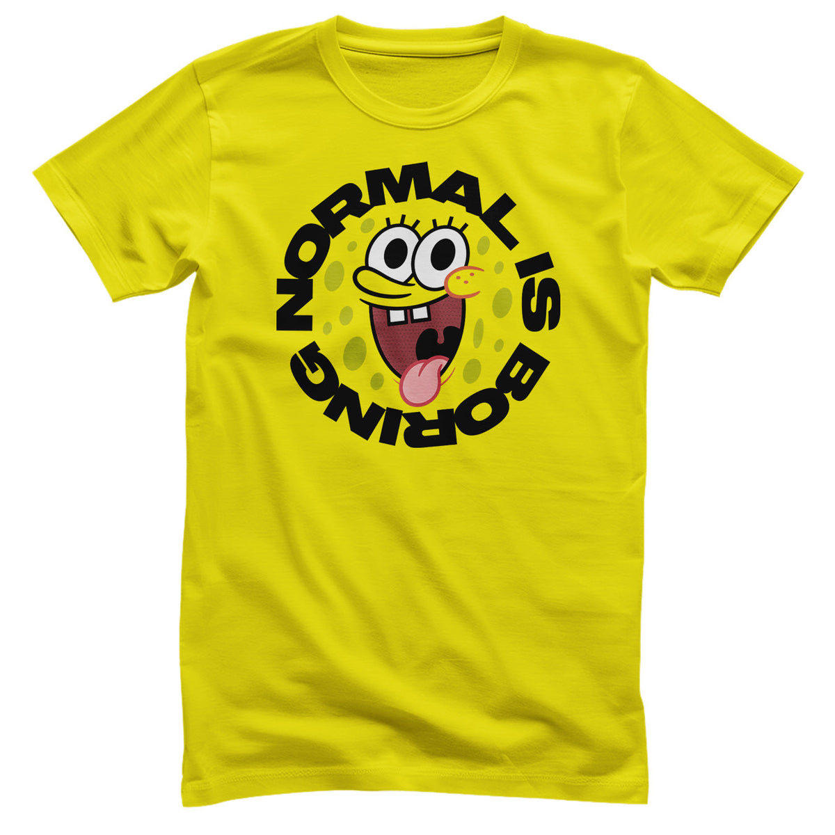 SpongeBob Squarepants (Bob l'éponge) - Normal Is Boring T-Shirt – T-shirt