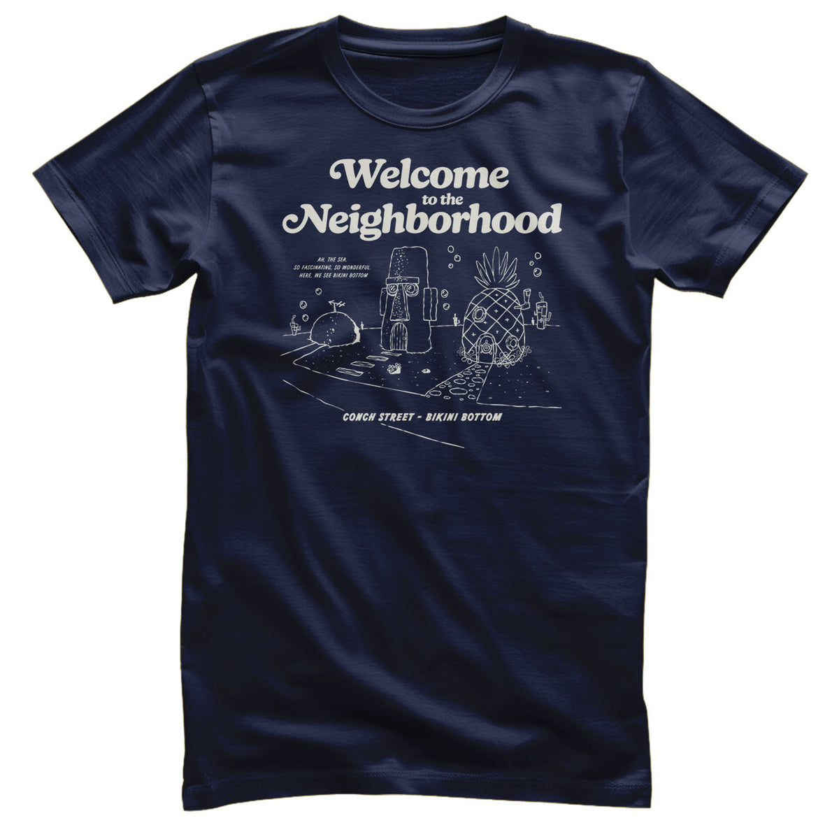 Bob l'éponge - Bikini Bottom - Welcome To The Neighborhood T-Shirt – T-shirt